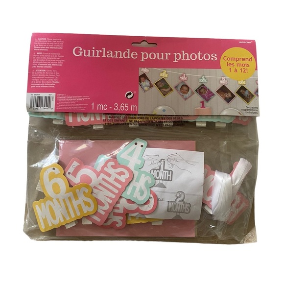 1st birthday Photo Garland - Picture 2 of 2